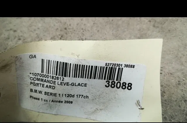 Commande leve-glace porte arrière droite Bmw 1 (E87) 120 d (2004-2011) occasion
