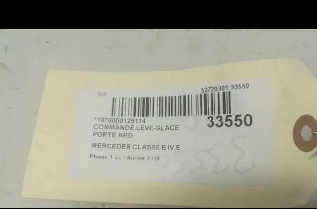 Commande leve-glace porte arrière droite Mercedes-benz CLASSE E Coupé (C207) E 350 cdi (207.322) (2009-2011) occasion