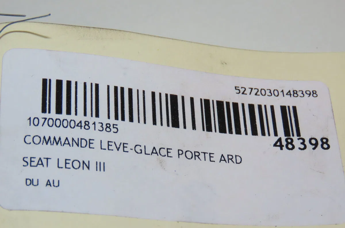 Commande leve-glace porte arrière droite Seat LEON (KL1) 1.5 etsi (2019) occasion