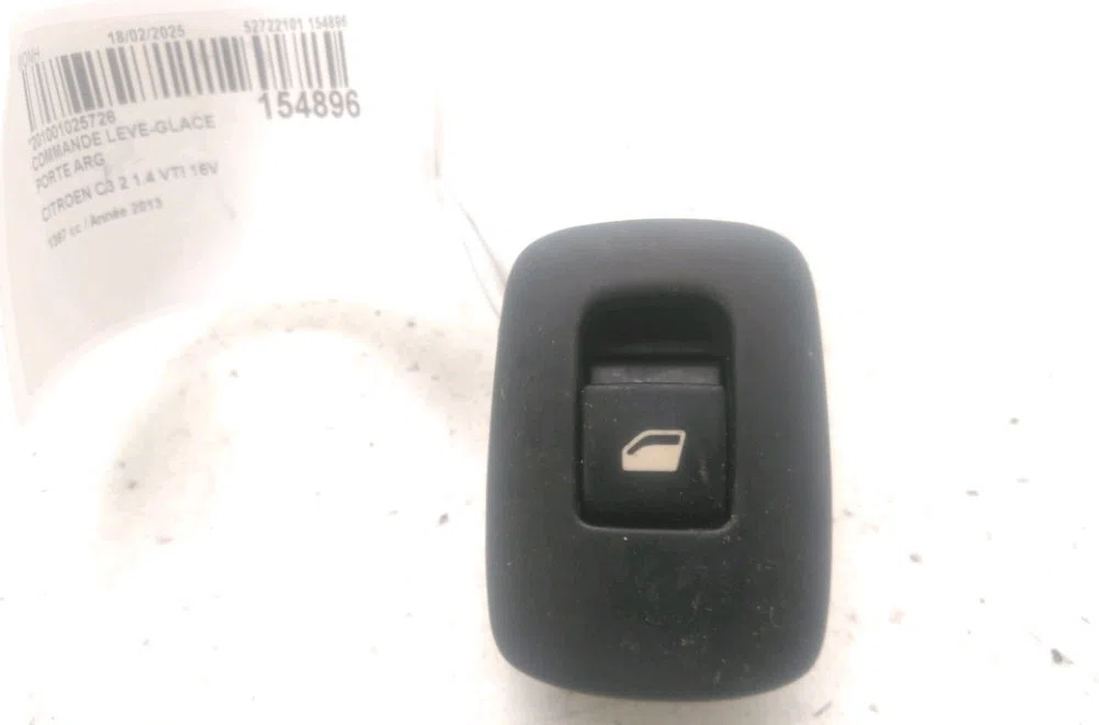 Commande leve-glace porte arrière gauche Citroen C3 II (SC_) 1.4 vti 95 (2009) occasion