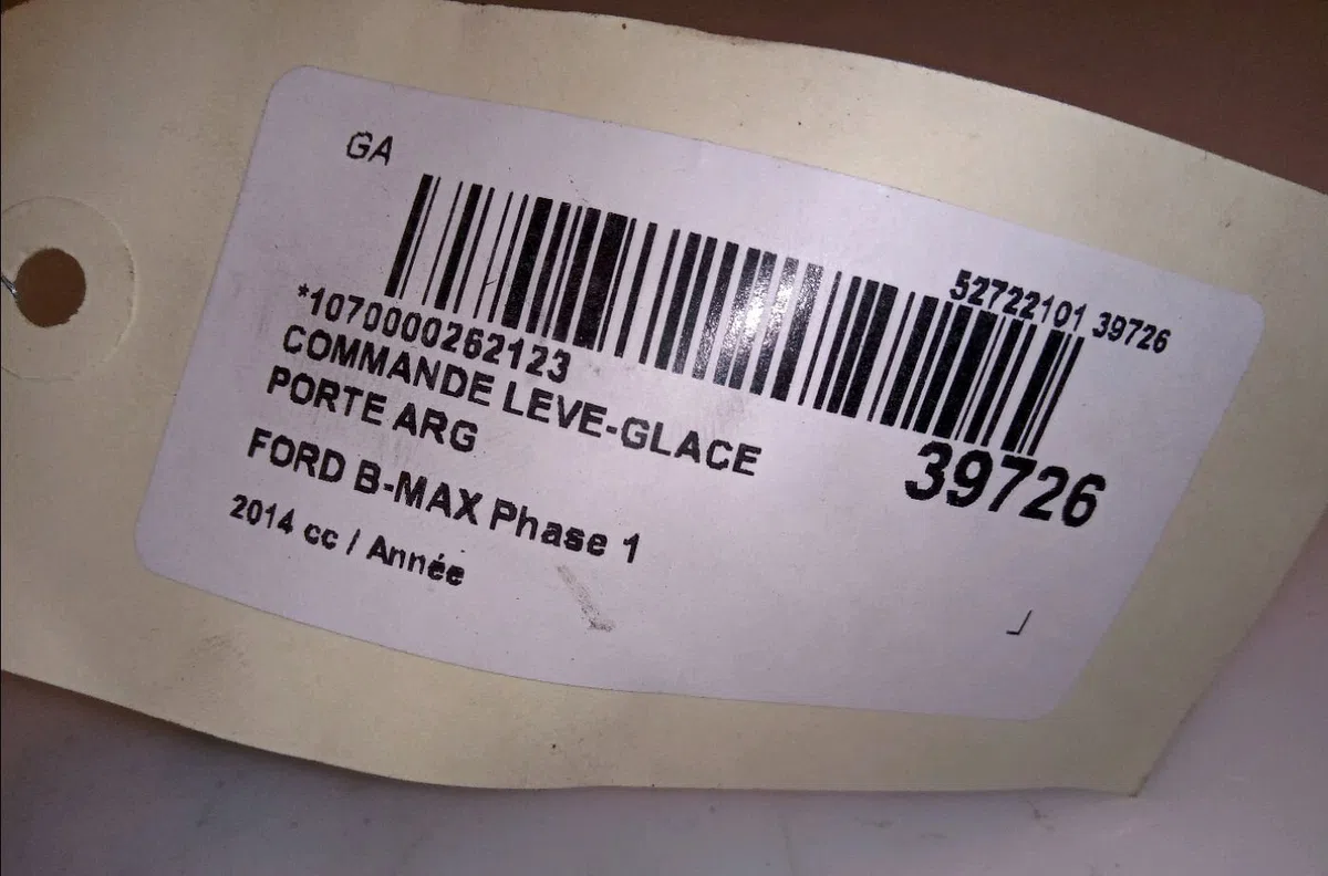Commande leve-glace porte arrière gauche Ford B-MAX (JK) 1.0 ecoboost (2012) occasion