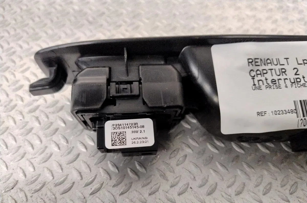 Commande leve-glace porte arrière gauche RENAULT CAPTUR 2  CAPTUR 2 PHASE 1 occasion