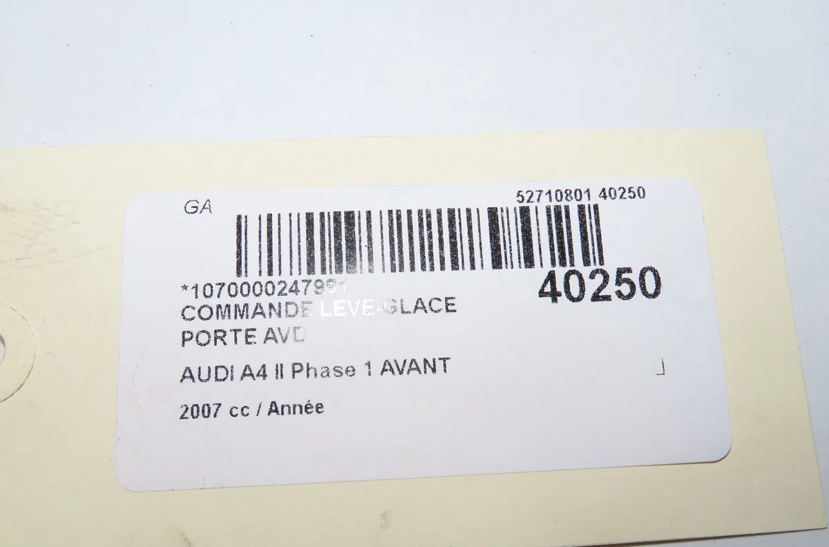 Commande lève-glace porte avant droite Audi A4 B7 Avant (8ED) 2.0 tdi 16v (2004-2008) occasion
