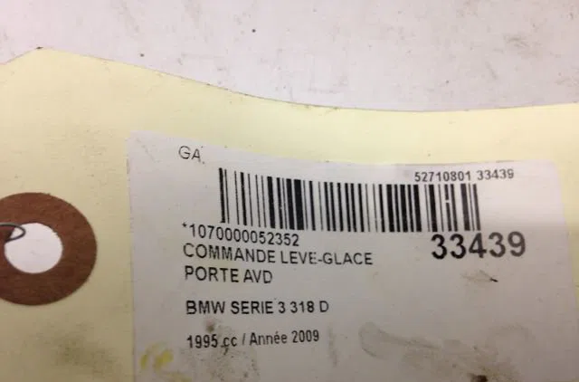 Commande lève-glace porte avant droite Bmw 3 (E90) 318 d (2007-2011) occasion