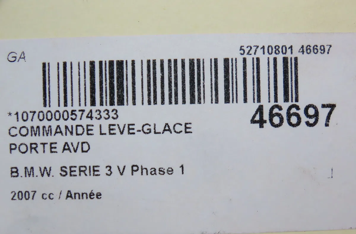 Commande lève-glace porte avant droite Bmw 3 (E90) 335 d (2006-2011) occasion