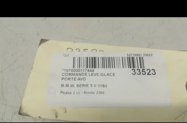 Commande lève-glace porte avant droite Bmw 3 Touring (E91) 318 d (2005-2007) occasion