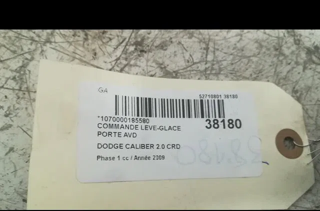Commande lève-glace porte avant droite Dodge CALIBER 2.0 crd (2006) occasion