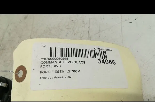 Commande lève-glace porte avant droite FORD FIESTA V 2007 occasion