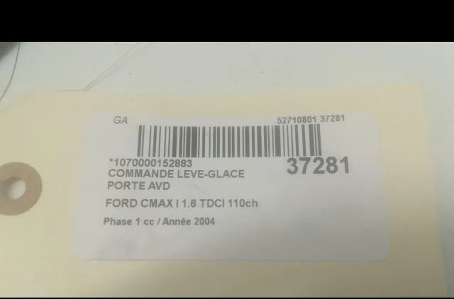 Commande lève-glace porte avant droite Ford FOCUS C-MAX (DM2) 1.6 tdci (2003-2007) occasion
