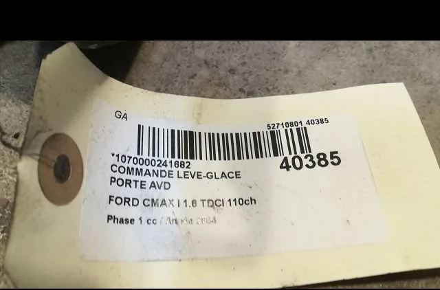 Commande lève-glace porte avant droite Ford FOCUS C-MAX (DM2) 1.6 tdci (2003-2007) occasion