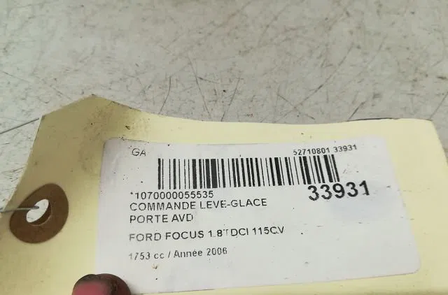 Commande lève-glace porte avant droite Ford FOCUS II (DA_, HCP, DP) 1.8 tdci (2005-2012) occasion