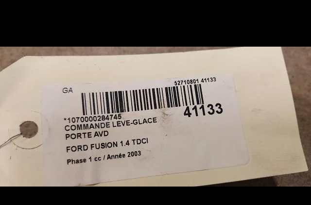 Commande lève-glace porte avant droite Ford FUSION (JU_) 1.4 tdci (2002-2012) 5 portes occasion