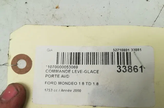 Commande lève-glace porte avant droite Ford MONDEO II (BAP) 1.8 td (1996-2000) 5 portes occasion