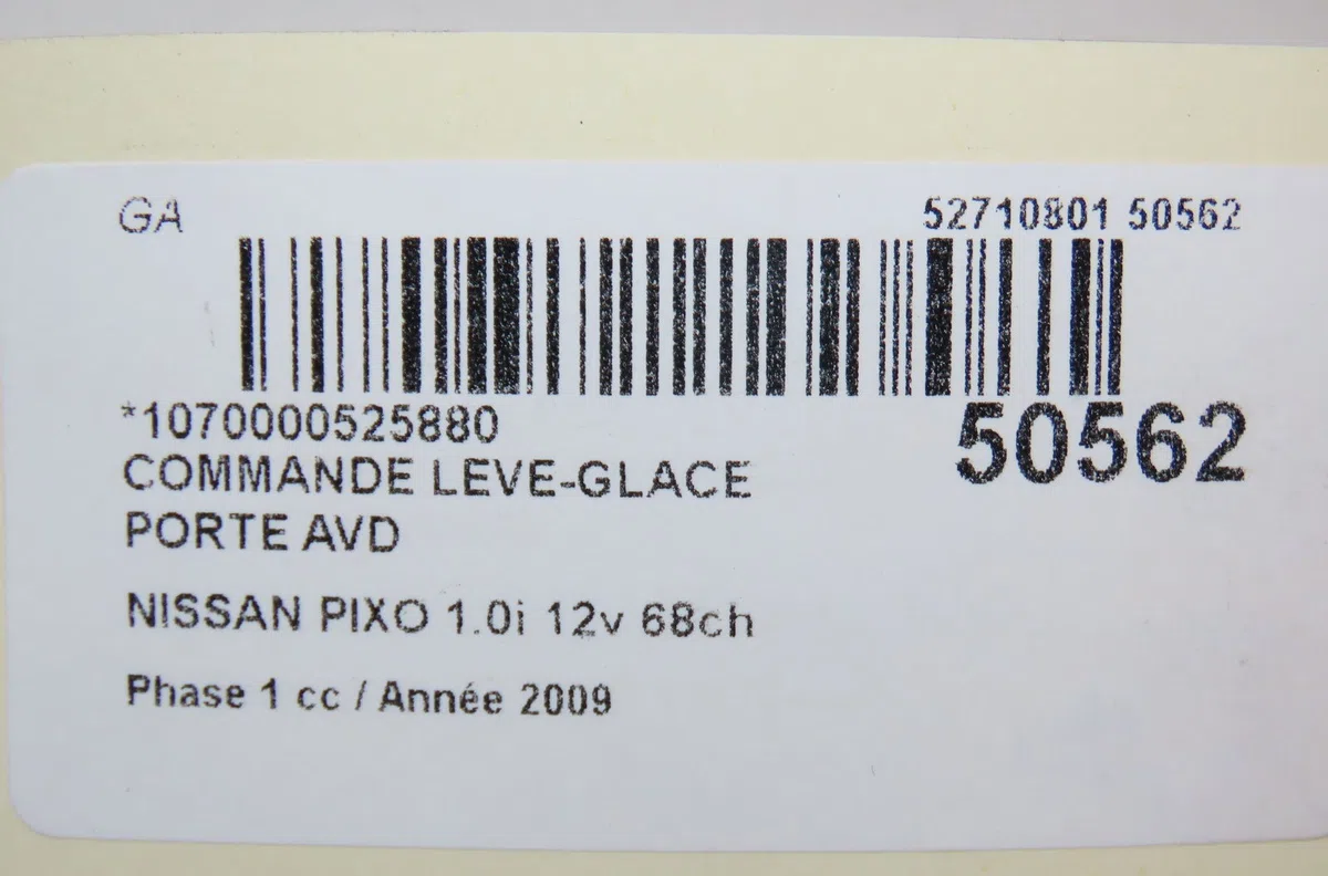 Commande lève-glace porte avant droite Nissan PIXO (UA0) 1.0 (2009) 5 portes occasion