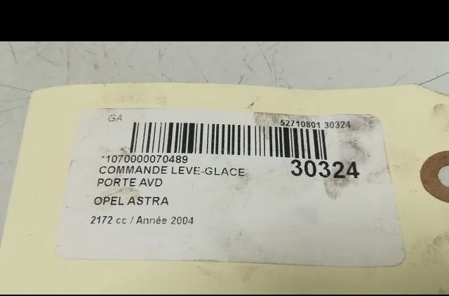 Commande lève-glace porte avant droite OPEL ASTRA I 2004 occasion