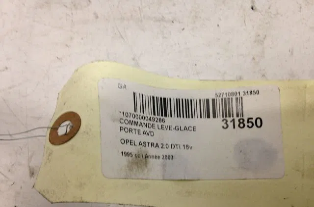 Commande lève-glace porte avant droite OPEL ASTRA II 2003 occasion