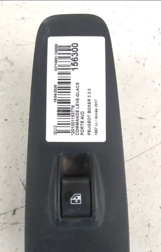 Commande lève-glace porte avant droite Peugeot BOXER Camion plate-forme-Châssis 2.0 bluehdi 130 (2015-2019) occasion