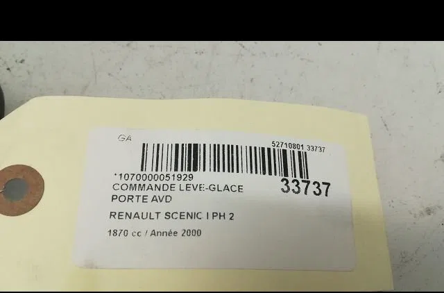 Commande lève-glace porte avant droite RENAULT SCENIC I 2000 occasion