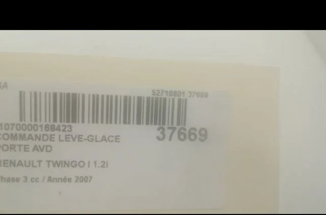 Commande lève-glace porte avant droite Renault TWINGO I (C06_) 1.2 16v (c06c, c06d, c06k) (2001-2007) 3 portes occasion