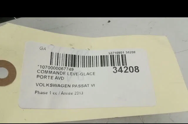 Commande lève-glace porte avant droite Volkswagen PASSAT B7 Variant (365) 2.0 tdi (2010-2014) occasion