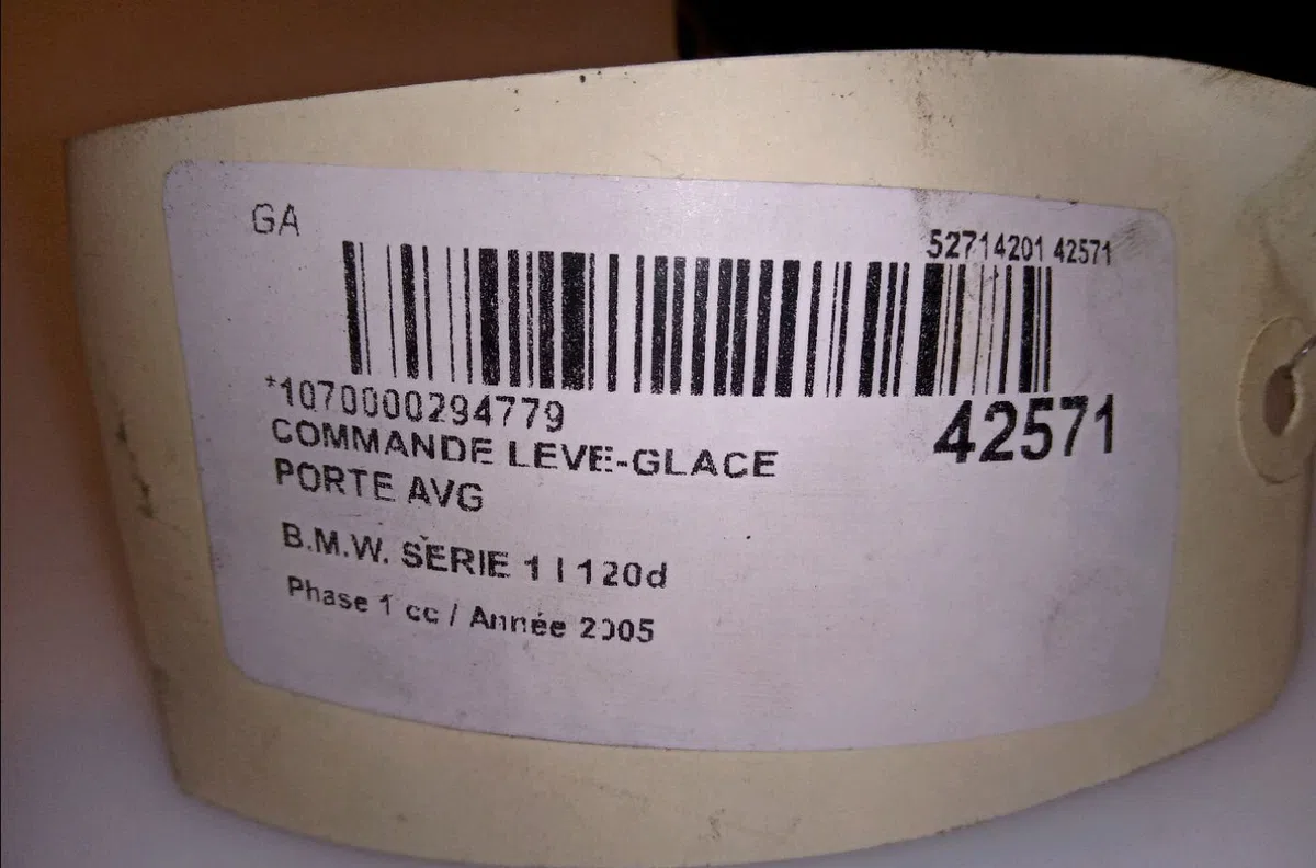 Commande lève-glace porte avant gauche Bmw 1 (E87) 120 d (2004-2011) occasion