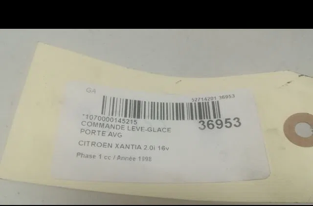 Commande lève-glace porte avant gauche Citroen XANTIA (X1_, X2_) 2.0 i 16v (1993-1998) occasion