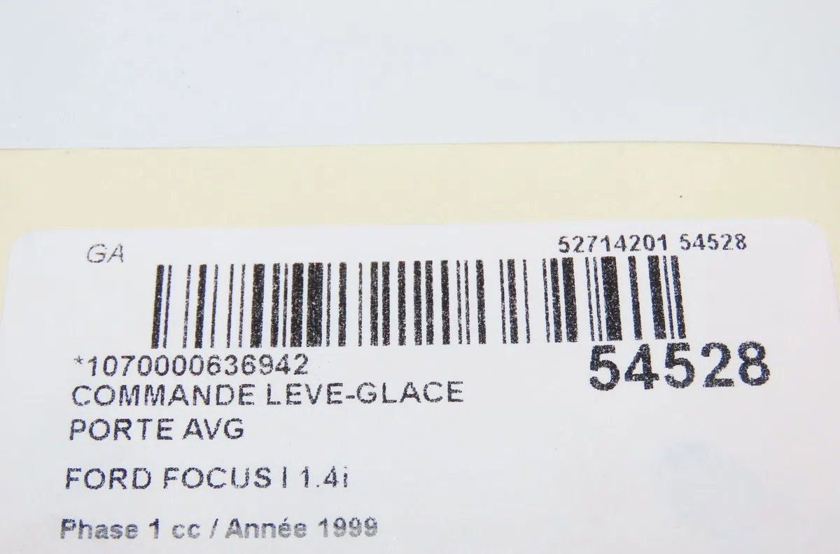 Commande lève-glace porte avant gauche Ford FOCUS I (DAW, DBW) 1.4 16v (1998-2004) occasion