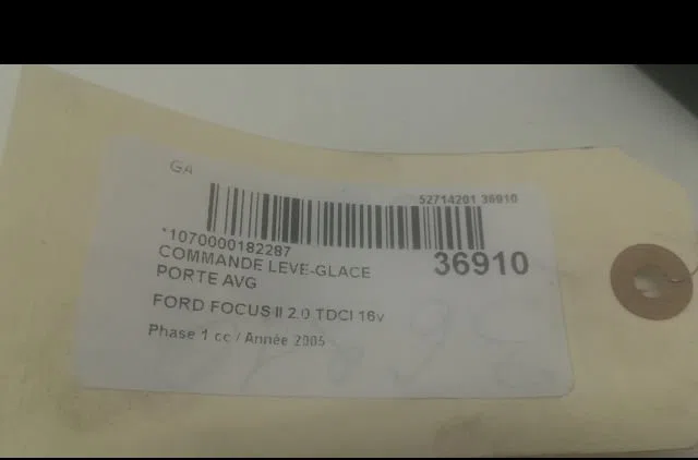 Commande lève-glace porte avant gauche Ford FOCUS II (DA_, HCP, DP) 2.0 tdci (2004-2008) occasion