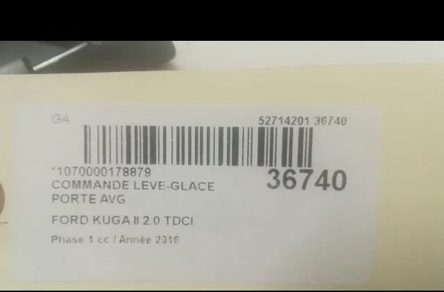 Commande lève-glace porte avant gauche Ford KUGA II (DM2) 2.0 tdci (2013-2014) occasion