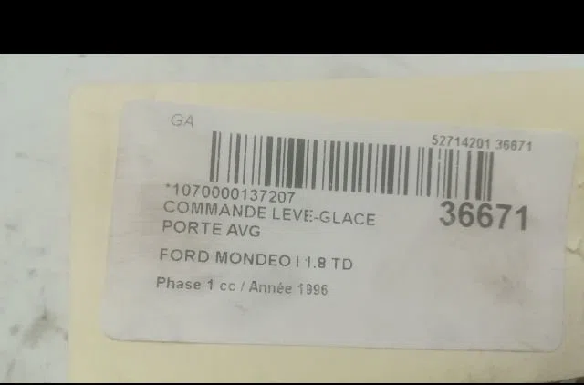Commande lève-glace porte avant gauche Ford MONDEO I (GBP) 1.8 td (1993-1996) occasion