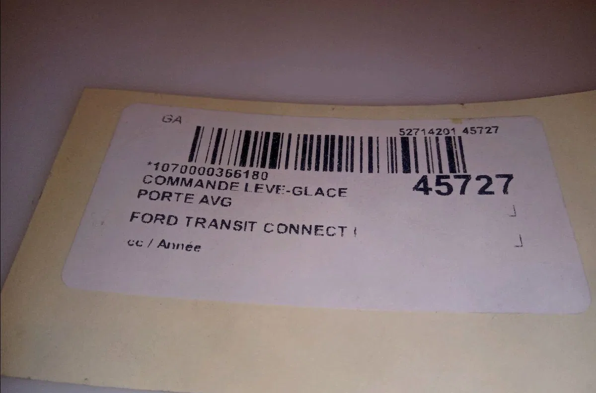 Commande lève-glace porte avant gauche FORD TRANSIT CONNECT I 2009 occasion