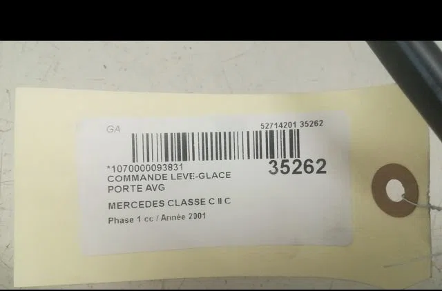 Commande lève-glace porte avant gauche MERCEDES CLASSE C II 2001 occasion