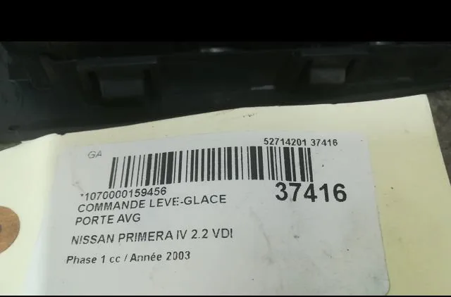 Commande lève-glace porte avant gauche Nissan PRIMERA Hatchback (P12) 2.2 di (2002-2007) occasion