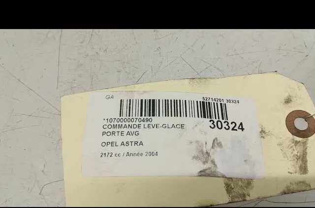 Commande lève-glace porte avant gauche OPEL ASTRA I 2004 occasion