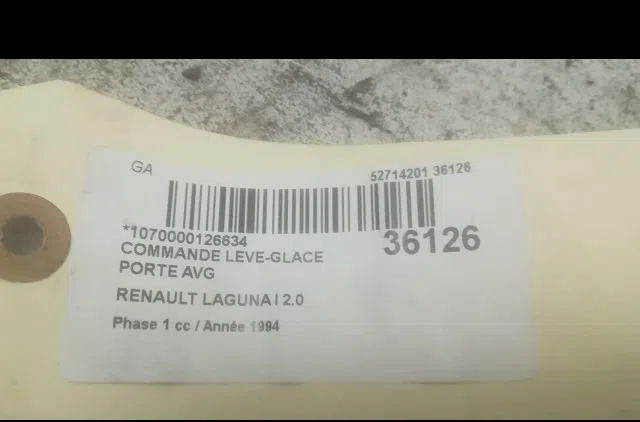 Commande lève-glace porte avant gauche Renault LAGUNA I (B56_, 556_) 2.0 (b56c-h-n) (1993-2001) occasion
