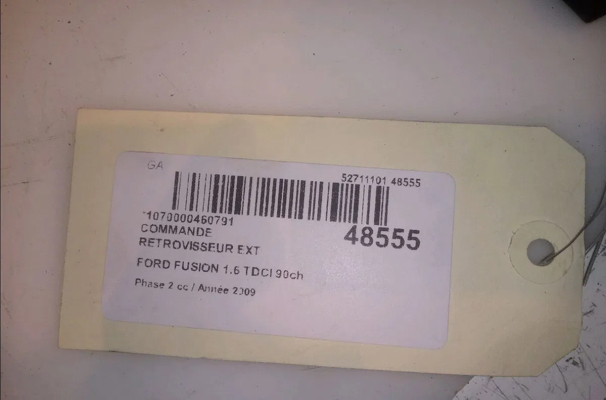 Commande retroviseur exterieur electrique gauche Ford FUSION (JU_) 1.6 tdci (2004-2012) 5 portes occasion