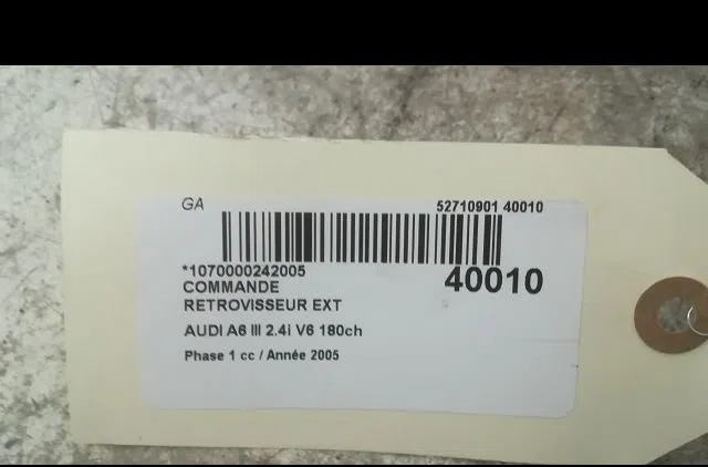 Commande rétroviseurs extérieures électriques Audi A6 C6 (4F2) 2.4 (2004-2008) occasion