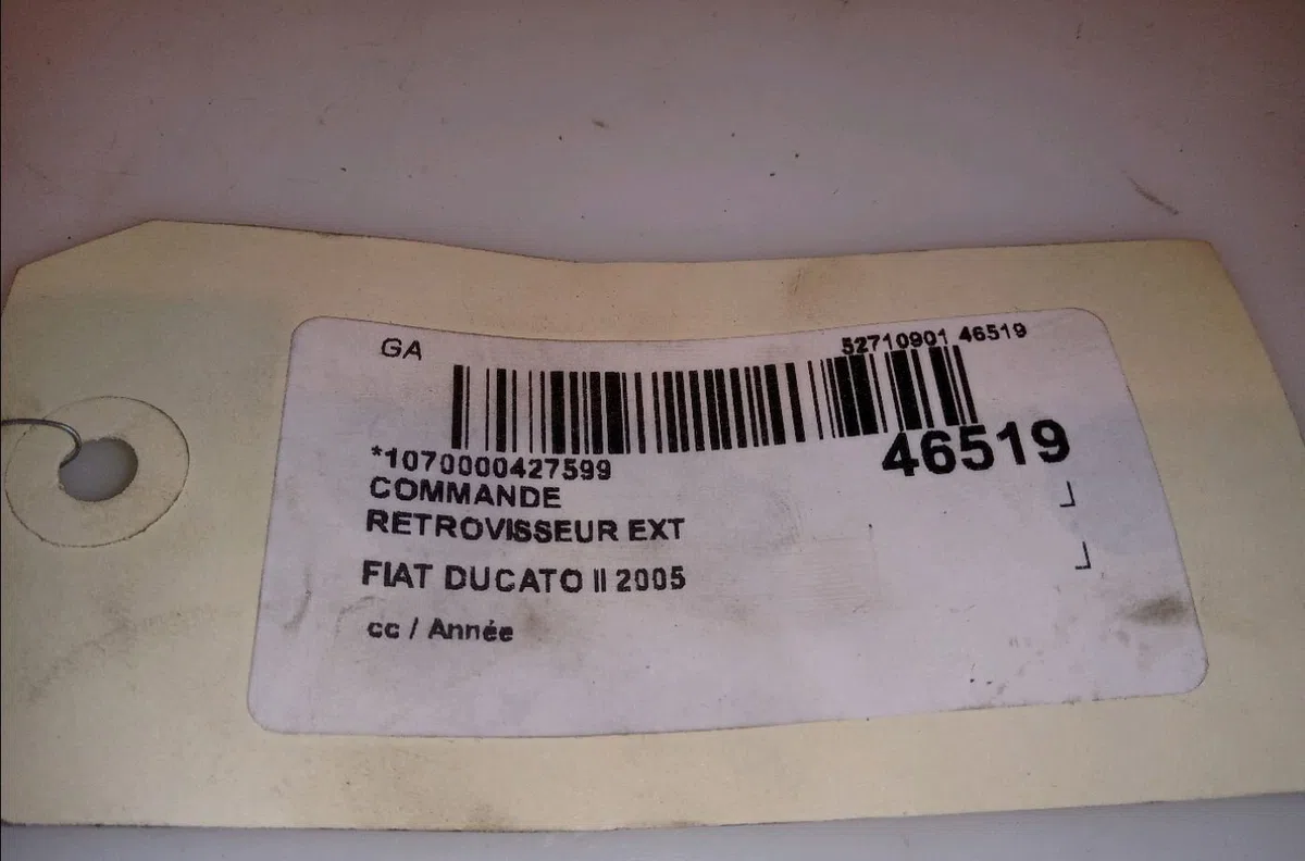 Commande rétroviseurs extérieures électriques Fiat DUCATO Camion plate-forme-Châssis (244_) 2.8 jtd (2001-2006) occasion