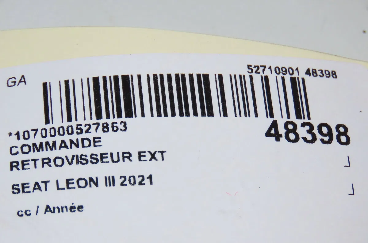 Commande rétroviseurs extérieures électriques Seat LEON (KL1) 1.5 etsi (2019) occasion
