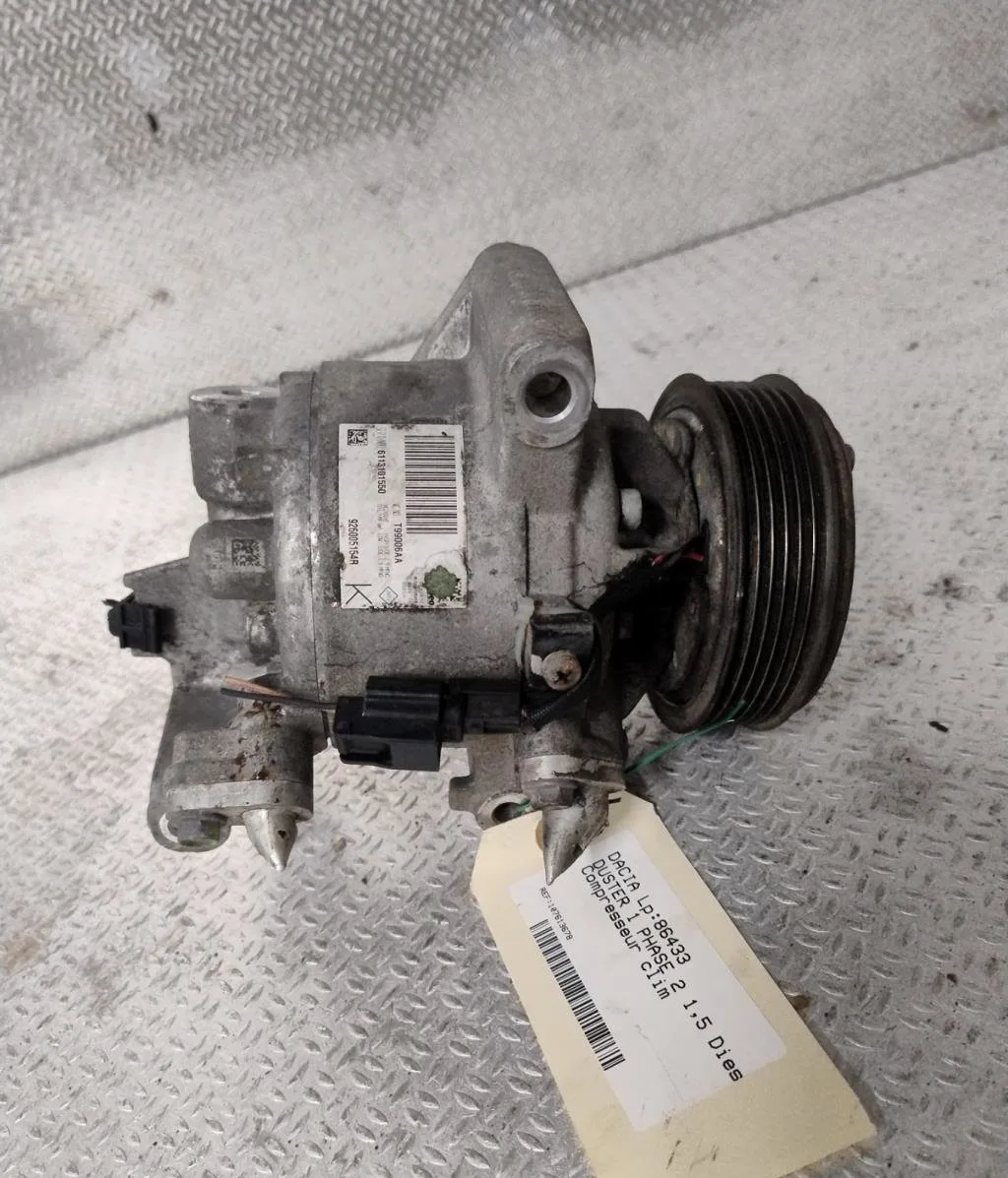 Compresseur air conditionne DACIA DUSTER 1 DUSTER 1 PHASE 2 occasion