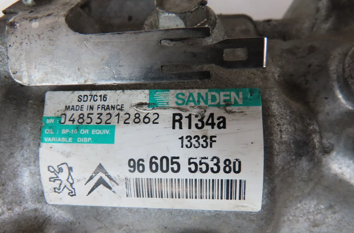 Compresseur air conditionne Peugeot 407 (6D_) 2.2 hdi 170 (6d4hth) (2006-2010) occasion — photo 3