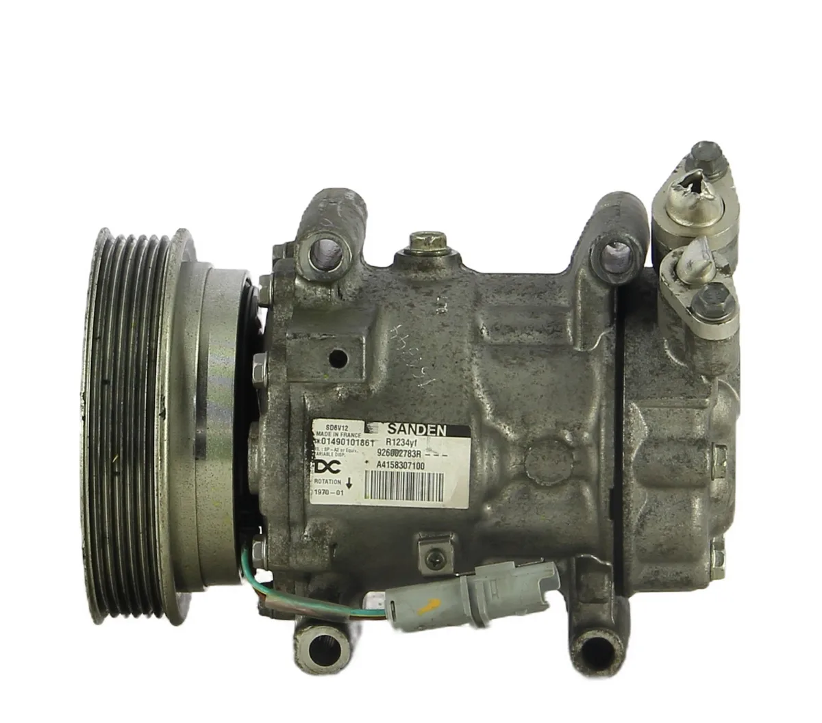 Compresseur air conditionne Renault KANGOO - GRAND KANGOO II (KW0-1_) 1.5 dci 75 (kw07, kw10, kw04) (2012) occasion