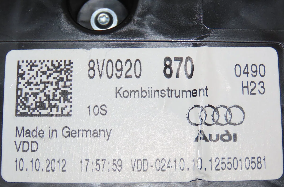 Compteur Audi A3 (8V1, 8VK) 1.4 tfsi (2012-2014) occasion