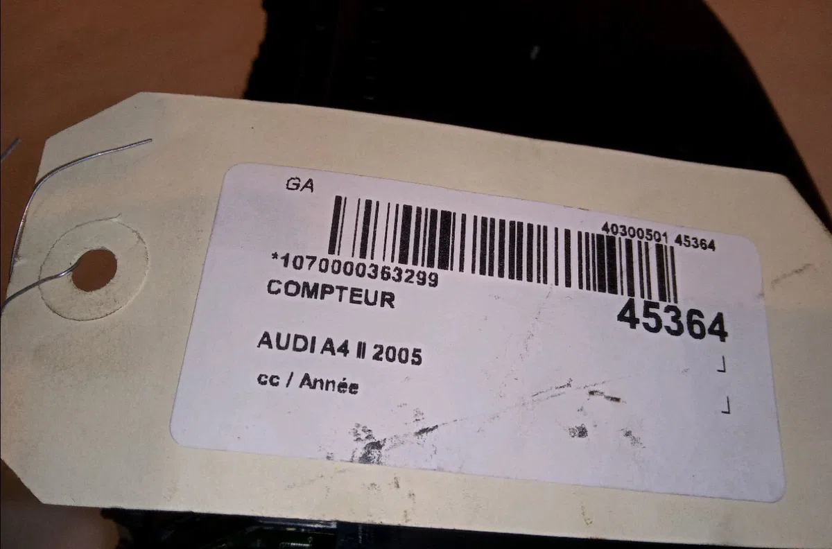 Compteur Audi A4 B7 Avant (8ED) 2.0 tdi (2004-2008) occasion