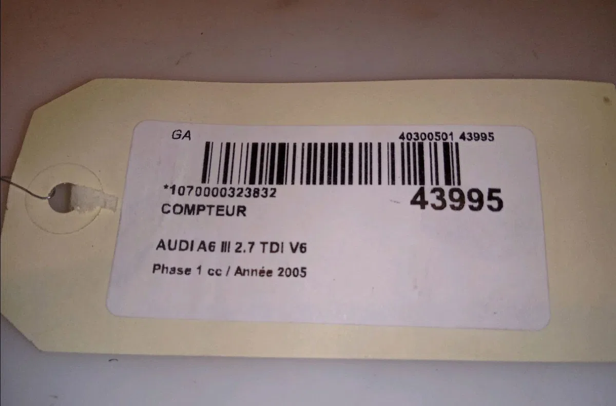 Compteur Audi A6 C6 Avant (4F5) 2.7 tdi (2005-2011) occasion