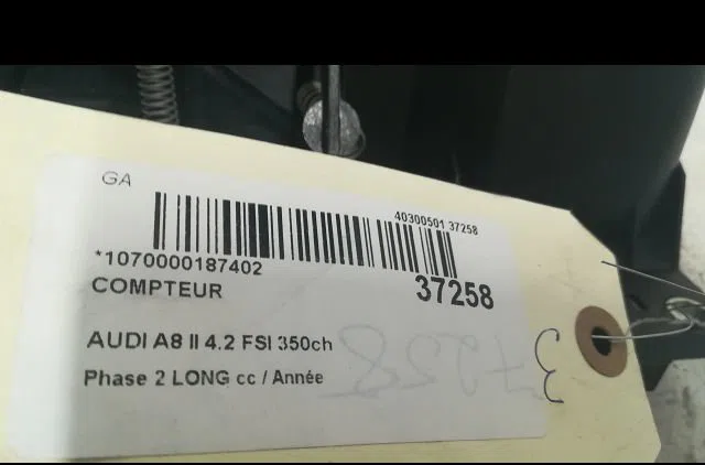 Compteur Audi A8 D3 (4E2, 4E8) 4.2 fsi quattro (2006-2010) occasion