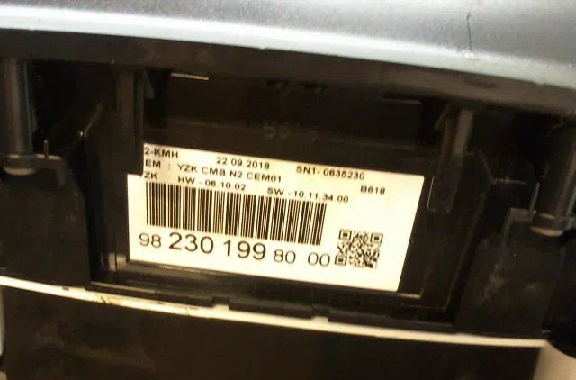 Compteur Citroen C3 III (SX) 1.5 bluehdi 100 (sxyhyp, sxyhtu) (2018) occasion