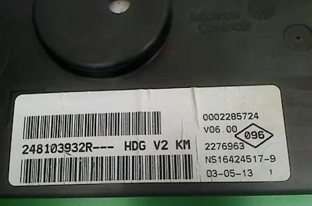 Compteur Dacia DOKKER Monospace (KE_) 1.2 tce (kem0, keay) (2012) occasion