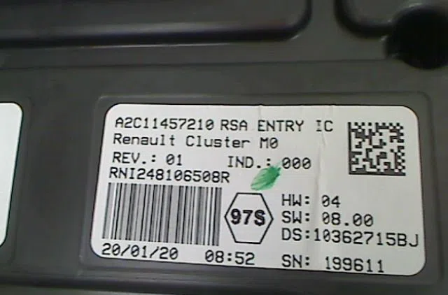Compteur Dacia DUSTER (HM_) 1.3 tce 150 (hmm3) (2019) occasion