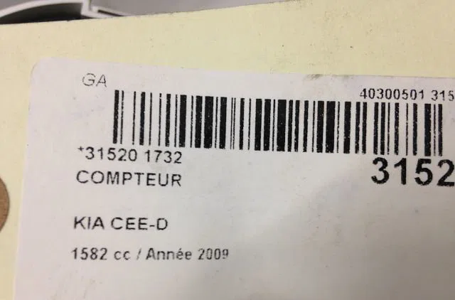 Compteur KIA CEE D II 2009 occasion